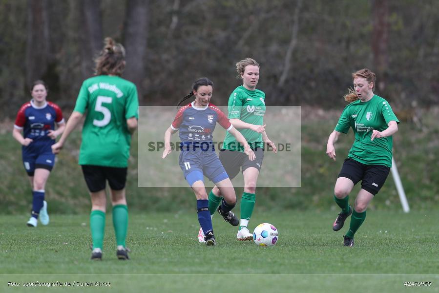 sport, action, Sportgelände, SB DJK Würzburg, Fussball, Frauen BOL, FFC Adelsberg-Karsbach, BFV, Adelsberg, 15. Spieltag, 05.04.2025 - Bild-ID: 2476955