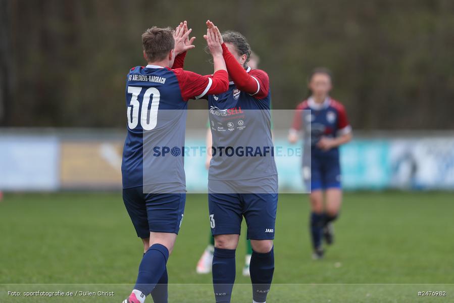 sport, action, Sportgelände, SB DJK Würzburg, Fussball, Frauen BOL, FFC Adelsberg-Karsbach, BFV, Adelsberg, 15. Spieltag, 05.04.2025 - Bild-ID: 2476982