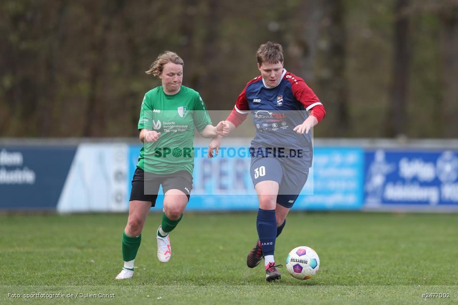 sport, action, Sportgelände, SB DJK Würzburg, Fussball, Frauen BOL, FFC Adelsberg-Karsbach, BFV, Adelsberg, 15. Spieltag, 05.04.2025 - Bild-ID: 2477002
