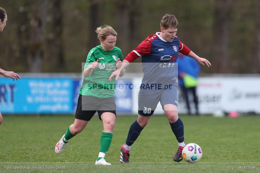 sport, action, Sportgelände, SB DJK Würzburg, Fussball, Frauen BOL, FFC Adelsberg-Karsbach, BFV, Adelsberg, 15. Spieltag, 05.04.2025 - Bild-ID: 2477004