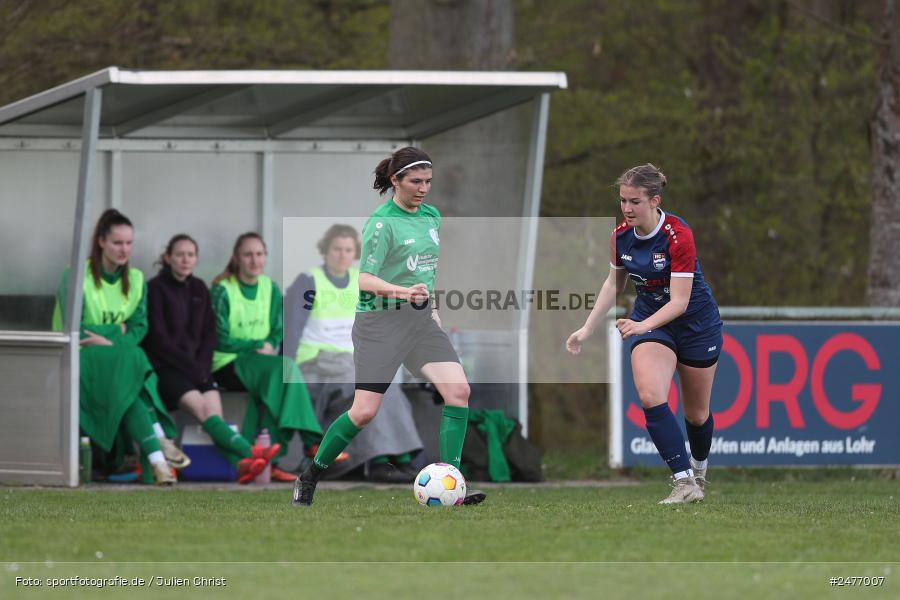 sport, action, Sportgelände, SB DJK Würzburg, Fussball, Frauen BOL, FFC Adelsberg-Karsbach, BFV, Adelsberg, 15. Spieltag, 05.04.2025 - Bild-ID: 2477007
