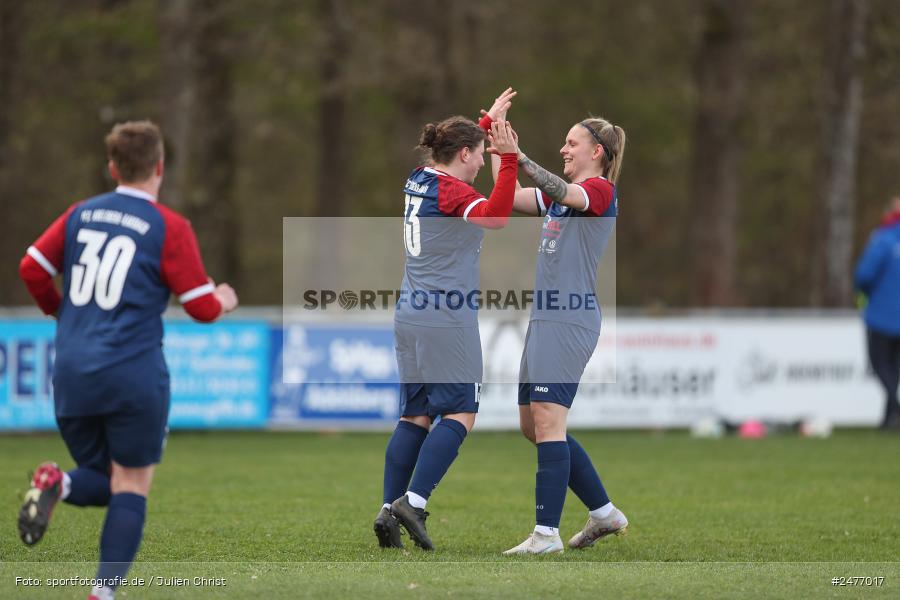 sport, action, Sportgelände, SB DJK Würzburg, Fussball, Frauen BOL, FFC Adelsberg-Karsbach, BFV, Adelsberg, 15. Spieltag, 05.04.2025 - Bild-ID: 2477017