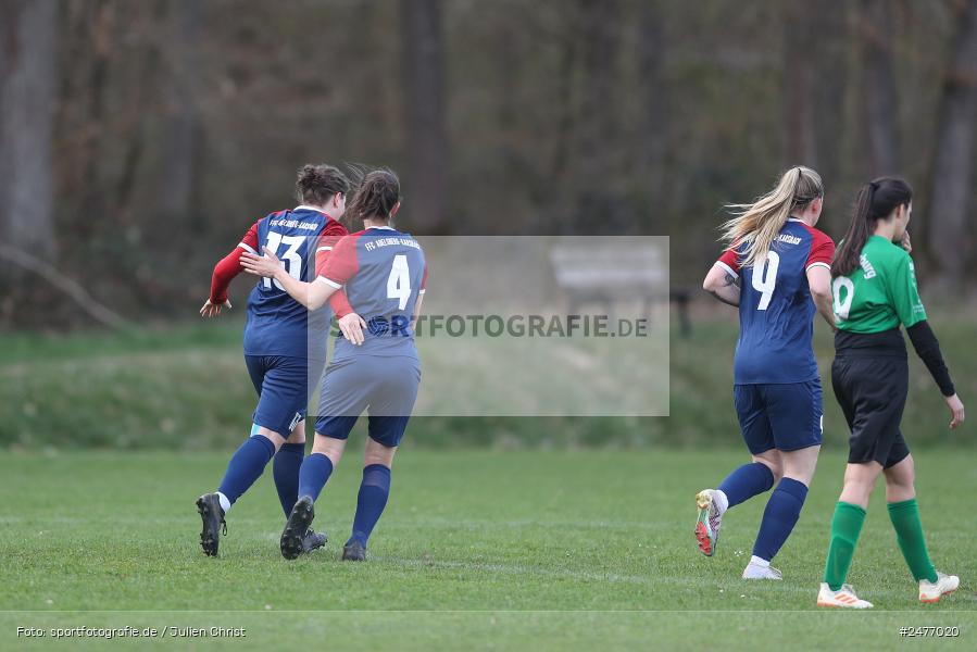 sport, action, Sportgelände, SB DJK Würzburg, Fussball, Frauen BOL, FFC Adelsberg-Karsbach, BFV, Adelsberg, 15. Spieltag, 05.04.2025 - Bild-ID: 2477020