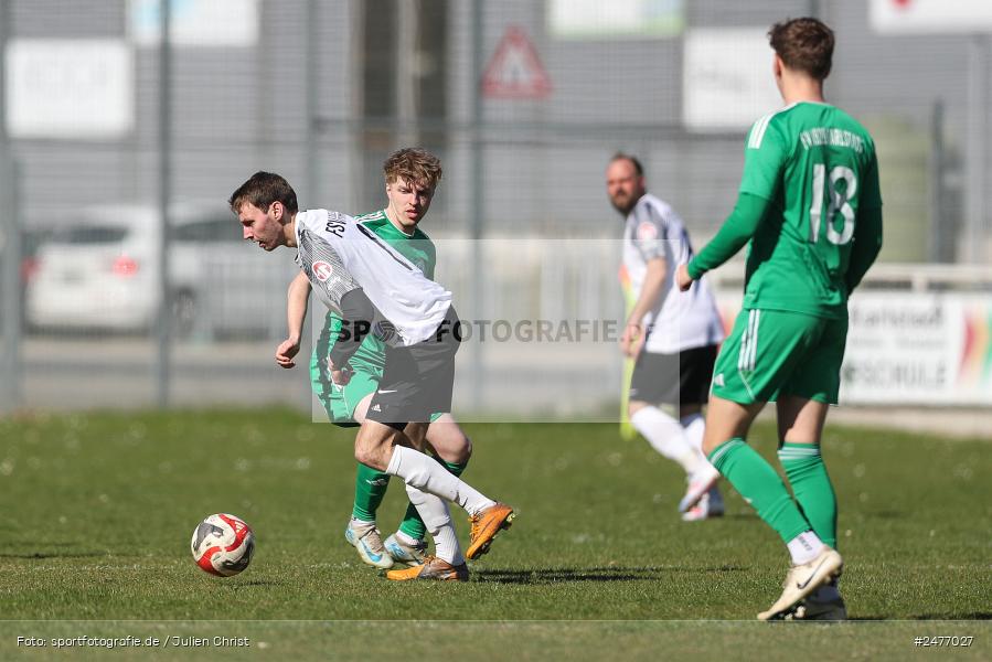 sport, action, Sportgelände, Kreisliga Würzburg Gr. 2, Karlstadt, Fussball, FV Karlstadt, FSV Esselbach-Steinmark, BFV, 24. Spieltag, 06.04.2025 - Bild-ID: 2477027 sport, action, Sportgelände, Kreisliga Würzburg Gr. 2, Karlstadt, Fussball, FV Karlstadt, FSV Esselbach-Steinmark, BFV, 24. Spieltag, 06.04.2025 - Bild-ID: 2477027