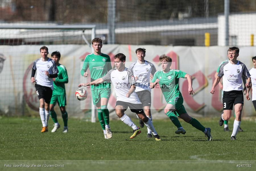 sport, action, Sportgelände, Kreisliga Würzburg Gr. 2, Karlstadt, Fussball, FV Karlstadt, FSV Esselbach-Steinmark, BFV, 24. Spieltag, 06.04.2025 - Bild-ID: 2477132