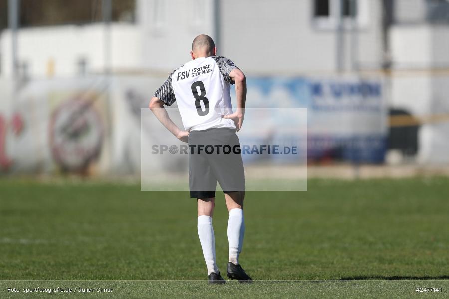 sport, action, Sportgelände, Kreisliga Würzburg Gr. 2, Karlstadt, Fussball, FV Karlstadt, FSV Esselbach-Steinmark, BFV, 24. Spieltag, 06.04.2025 - Bild-ID: 2477141