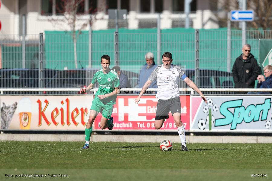 sport, action, Sportgelände, Kreisliga Würzburg Gr. 2, Karlstadt, Fussball, FV Karlstadt, FSV Esselbach-Steinmark, BFV, 24. Spieltag, 06.04.2025 - Bild-ID: 2477144