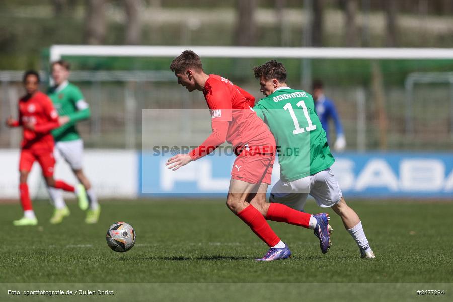 sport, action, Schweinfurt, Sachs Stadion, SV Rot-Weiss Walldorf, RWW, Hauptrunde Liga B Gruppe C, Fussball, FCS, DFB Nachwuchsliga, DFB, 9. Spieltag, 1. FC Schweinfurt 1905, 06.04.2025 - Bild-ID: 2477294 sport, action, Schweinfurt, Sachs Stadion, SV Rot-Weiss Walldorf, RWW, Hauptrunde Liga B Gruppe C, Fussball, FCS, DFB Nachwuchsliga, DFB, 9. Spieltag, 1. FC Schweinfurt 1905, 06.04.2025 - Bild-ID: 2477294