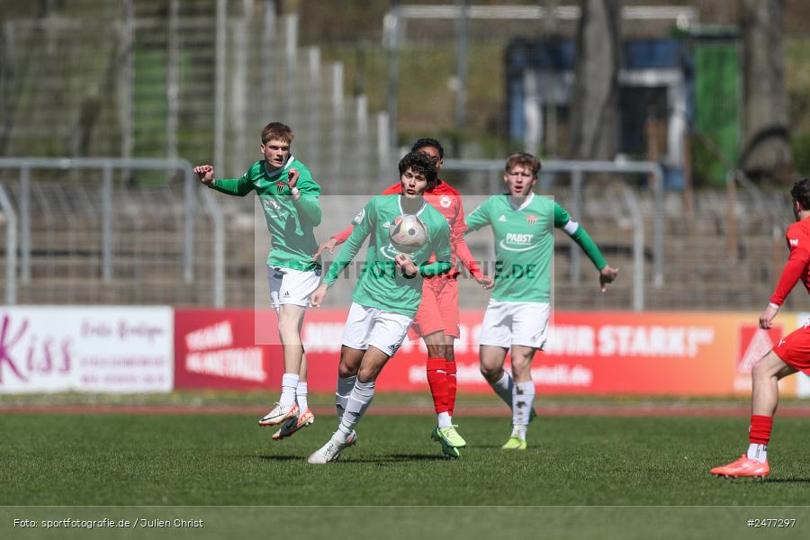 sport, action, Schweinfurt, Sachs Stadion, SV Rot-Weiss Walldorf, RWW, Hauptrunde Liga B Gruppe C, Fussball, FCS, DFB Nachwuchsliga, DFB, 9. Spieltag, 1. FC Schweinfurt 1905, 06.04.2025 - Bild-ID: 2477297 sport, action, Schweinfurt, Sachs Stadion, SV Rot-Weiss Walldorf, RWW, Hauptrunde Liga B Gruppe C, Fussball, FCS, DFB Nachwuchsliga, DFB, 9. Spieltag, 1. FC Schweinfurt 1905, 06.04.2025 - Bild-ID: 2477297