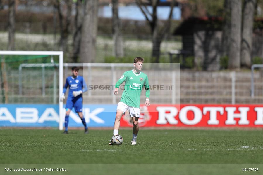 sport, action, Schweinfurt, Sachs Stadion, SV Rot-Weiss Walldorf, RWW, Hauptrunde Liga B Gruppe C, Fussball, FCS, DFB Nachwuchsliga, DFB, 9. Spieltag, 1. FC Schweinfurt 1905, 06.04.2025 - Bild-ID: 2477487