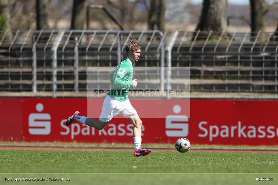 sport, action, Schweinfurt, Sachs Stadion, SV Rot-Weiss Walldorf, RWW, Hauptrunde Liga B Gruppe C, Fussball, FCS, DFB Nachwuchsliga, DFB, 9. Spieltag, 1. FC Schweinfurt 1905, 06.04.2025 - Bild-ID: 2477493 sport, action, Schweinfurt, Sachs Stadion, SV Rot-Weiss Walldorf, RWW, Hauptrunde Liga B Gruppe C, Fussball, FCS, DFB Nachwuchsliga, DFB, 9. Spieltag, 1. FC Schweinfurt 1905, 06.04.2025 - Bild-ID: 2477493