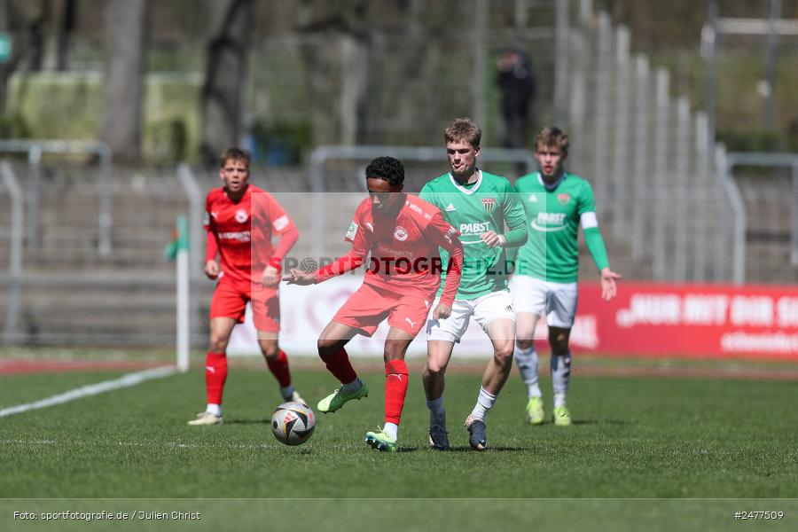 sport, action, Schweinfurt, Sachs Stadion, SV Rot-Weiss Walldorf, RWW, Hauptrunde Liga B Gruppe C, Fussball, FCS, DFB Nachwuchsliga, DFB, 9. Spieltag, 1. FC Schweinfurt 1905, 06.04.2025 - Bild-ID: 2477509 sport, action, Schweinfurt, Sachs Stadion, SV Rot-Weiss Walldorf, RWW, Hauptrunde Liga B Gruppe C, Fussball, FCS, DFB Nachwuchsliga, DFB, 9. Spieltag, 1. FC Schweinfurt 1905, 06.04.2025 - Bild-ID: 2477509