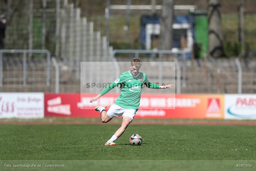 sport, action, Schweinfurt, Sachs Stadion, SV Rot-Weiss Walldorf, RWW, Hauptrunde Liga B Gruppe C, Fussball, FCS, DFB Nachwuchsliga, DFB, 9. Spieltag, 1. FC Schweinfurt 1905, 06.04.2025 - Bild-ID: 2477516