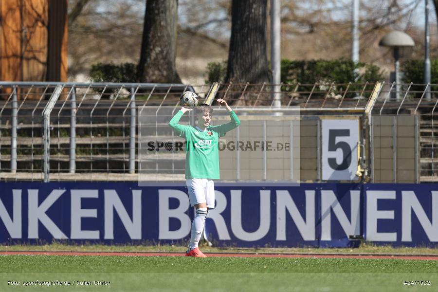 sport, action, Schweinfurt, Sachs Stadion, SV Rot-Weiss Walldorf, RWW, Hauptrunde Liga B Gruppe C, Fussball, FCS, DFB Nachwuchsliga, DFB, 9. Spieltag, 1. FC Schweinfurt 1905, 06.04.2025 - Bild-ID: 2477522 sport, action, Schweinfurt, Sachs Stadion, SV Rot-Weiss Walldorf, RWW, Hauptrunde Liga B Gruppe C, Fussball, FCS, DFB Nachwuchsliga, DFB, 9. Spieltag, 1. FC Schweinfurt 1905, 06.04.2025 - Bild-ID: 2477522