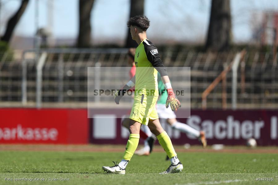 sport, action, Schweinfurt, Sachs Stadion, SV Rot-Weiss Walldorf, RWW, Hauptrunde Liga B Gruppe C, Fussball, FCS, DFB Nachwuchsliga, DFB, 9. Spieltag, 1. FC Schweinfurt 1905, 06.04.2025 - Bild-ID: 2477525 sport, action, Schweinfurt, Sachs Stadion, SV Rot-Weiss Walldorf, RWW, Hauptrunde Liga B Gruppe C, Fussball, FCS, DFB Nachwuchsliga, DFB, 9. Spieltag, 1. FC Schweinfurt 1905, 06.04.2025 - Bild-ID: 2477525