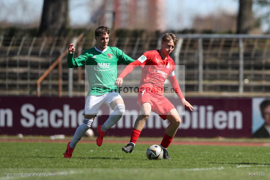 sport, action, Schweinfurt, Sachs Stadion, SV Rot-Weiss Walldorf, RWW, Hauptrunde Liga B Gruppe C, Fussball, FCS, DFB Nachwuchsliga, DFB, 9. Spieltag, 1. FC Schweinfurt 1905, 06.04.2025 - Bild-ID: 2477532 sport, action, Schweinfurt, Sachs Stadion, SV Rot-Weiss Walldorf, RWW, Hauptrunde Liga B Gruppe C, Fussball, FCS, DFB Nachwuchsliga, DFB, 9. Spieltag, 1. FC Schweinfurt 1905, 06.04.2025 - Bild-ID: 2477532
