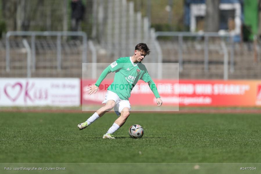 sport, action, Schweinfurt, Sachs Stadion, SV Rot-Weiss Walldorf, RWW, Hauptrunde Liga B Gruppe C, Fussball, FCS, DFB Nachwuchsliga, DFB, 9. Spieltag, 1. FC Schweinfurt 1905, 06.04.2025 - Bild-ID: 2477534 sport, action, Schweinfurt, Sachs Stadion, SV Rot-Weiss Walldorf, RWW, Hauptrunde Liga B Gruppe C, Fussball, FCS, DFB Nachwuchsliga, DFB, 9. Spieltag, 1. FC Schweinfurt 1905, 06.04.2025 - Bild-ID: 2477534