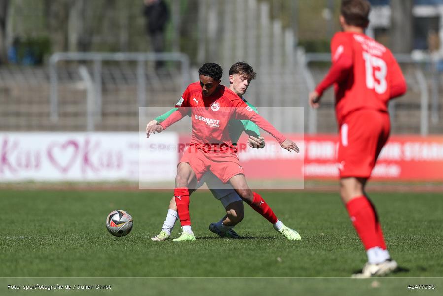 sport, action, Schweinfurt, Sachs Stadion, SV Rot-Weiss Walldorf, RWW, Hauptrunde Liga B Gruppe C, Fussball, FCS, DFB Nachwuchsliga, DFB, 9. Spieltag, 1. FC Schweinfurt 1905, 06.04.2025 - Bild-ID: 2477536 sport, action, Schweinfurt, Sachs Stadion, SV Rot-Weiss Walldorf, RWW, Hauptrunde Liga B Gruppe C, Fussball, FCS, DFB Nachwuchsliga, DFB, 9. Spieltag, 1. FC Schweinfurt 1905, 06.04.2025 - Bild-ID: 2477536