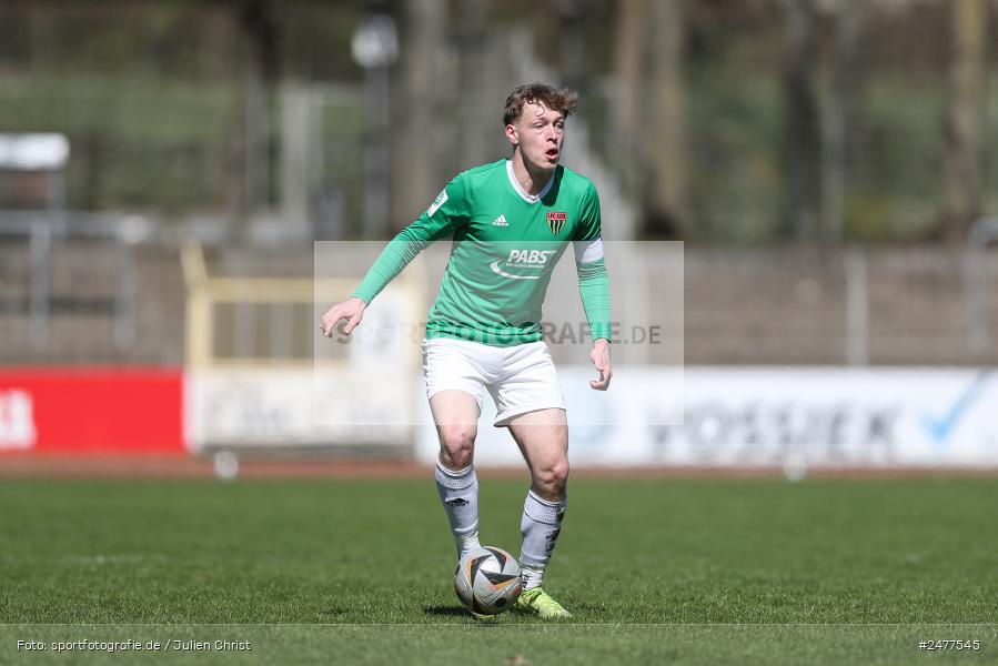 sport, action, Schweinfurt, Sachs Stadion, SV Rot-Weiss Walldorf, RWW, Hauptrunde Liga B Gruppe C, Fussball, FCS, DFB Nachwuchsliga, DFB, 9. Spieltag, 1. FC Schweinfurt 1905, 06.04.2025 - Bild-ID: 2477545