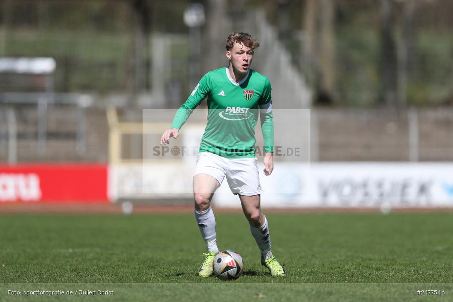 sport, action, Schweinfurt, Sachs Stadion, SV Rot-Weiss Walldorf, RWW, Hauptrunde Liga B Gruppe C, Fussball, FCS, DFB Nachwuchsliga, DFB, 9. Spieltag, 1. FC Schweinfurt 1905, 06.04.2025 - Bild-ID: 2477546