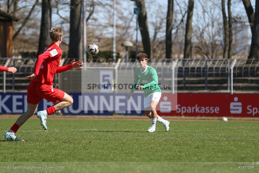 sport, action, Schweinfurt, Sachs Stadion, SV Rot-Weiss Walldorf, RWW, Hauptrunde Liga B Gruppe C, Fussball, FCS, DFB Nachwuchsliga, DFB, 9. Spieltag, 1. FC Schweinfurt 1905, 06.04.2025 - Bild-ID: 2477559 sport, action, Schweinfurt, Sachs Stadion, SV Rot-Weiss Walldorf, RWW, Hauptrunde Liga B Gruppe C, Fussball, FCS, DFB Nachwuchsliga, DFB, 9. Spieltag, 1. FC Schweinfurt 1905, 06.04.2025 - Bild-ID: 2477559