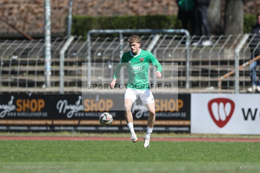 sport, action, Schweinfurt, Sachs Stadion, SV Rot-Weiss Walldorf, RWW, Hauptrunde Liga B Gruppe C, Fussball, FCS, DFB Nachwuchsliga, DFB, 9. Spieltag, 1. FC Schweinfurt 1905, 06.04.2025 - Bild-ID: 2477610
