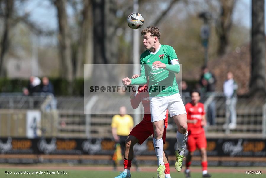 sport, action, Schweinfurt, Sachs Stadion, SV Rot-Weiss Walldorf, RWW, Hauptrunde Liga B Gruppe C, Fussball, FCS, DFB Nachwuchsliga, DFB, 9. Spieltag, 1. FC Schweinfurt 1905, 06.04.2025 - Bild-ID: 2477628