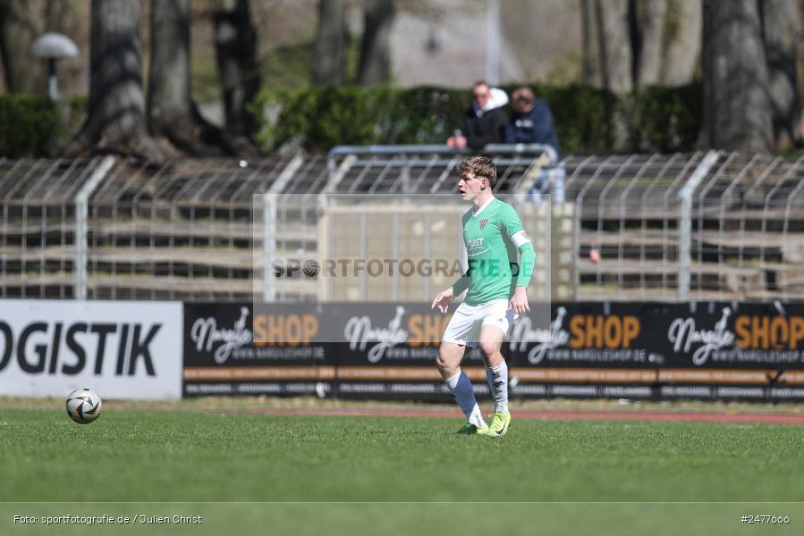 sport, action, Schweinfurt, Sachs Stadion, SV Rot-Weiss Walldorf, RWW, Hauptrunde Liga B Gruppe C, Fussball, FCS, DFB Nachwuchsliga, DFB, 9. Spieltag, 1. FC Schweinfurt 1905, 06.04.2025 - Bild-ID: 2477666