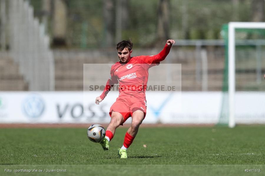 sport, action, Schweinfurt, Sachs Stadion, SV Rot-Weiss Walldorf, RWW, Hauptrunde Liga B Gruppe C, Fussball, FCS, DFB Nachwuchsliga, DFB, 9. Spieltag, 1. FC Schweinfurt 1905, 06.04.2025 - Bild-ID: 2477676