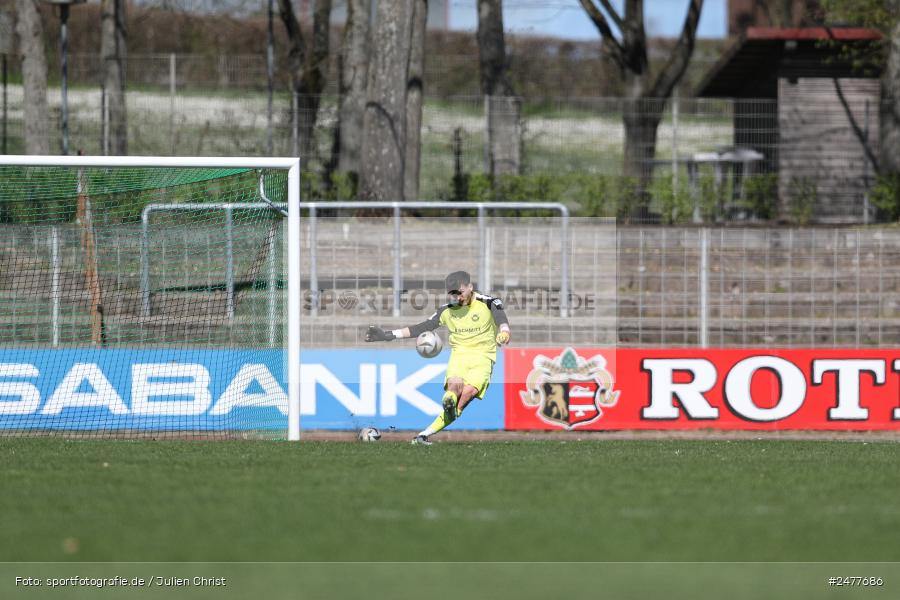 sport, action, Schweinfurt, Sachs Stadion, SV Rot-Weiss Walldorf, RWW, Hauptrunde Liga B Gruppe C, Fussball, FCS, DFB Nachwuchsliga, DFB, 9. Spieltag, 1. FC Schweinfurt 1905, 06.04.2025 - Bild-ID: 2477686