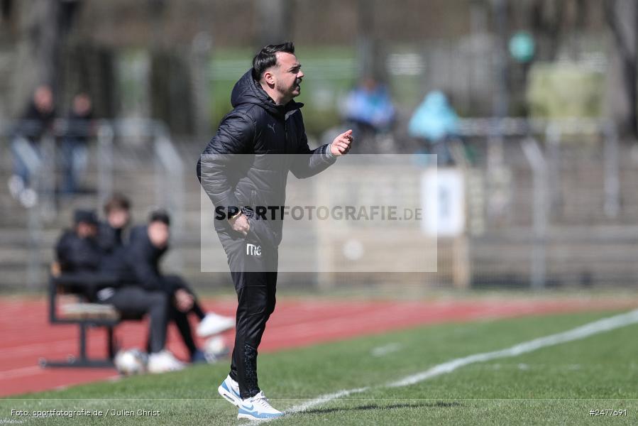 sport, action, Schweinfurt, Sachs Stadion, SV Rot-Weiss Walldorf, RWW, Hauptrunde Liga B Gruppe C, Fussball, FCS, DFB Nachwuchsliga, DFB, 9. Spieltag, 1. FC Schweinfurt 1905, 06.04.2025 - Bild-ID: 2477691