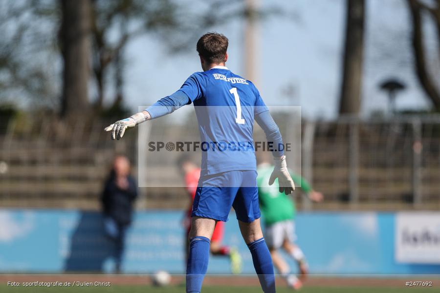 sport, action, Schweinfurt, Sachs Stadion, SV Rot-Weiss Walldorf, RWW, Hauptrunde Liga B Gruppe C, Fussball, FCS, DFB Nachwuchsliga, DFB, 9. Spieltag, 1. FC Schweinfurt 1905, 06.04.2025 - Bild-ID: 2477692