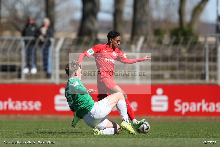 sport, action, Schweinfurt, Sachs Stadion, SV Rot-Weiss Walldorf, RWW, Hauptrunde Liga B Gruppe C, Fussball, FCS, DFB Nachwuchsliga, DFB, 9. Spieltag, 1. FC Schweinfurt 1905, 06.04.2025 - Bild-ID: 2477737 sport, action, Schweinfurt, Sachs Stadion, SV Rot-Weiss Walldorf, RWW, Hauptrunde Liga B Gruppe C, Fussball, FCS, DFB Nachwuchsliga, DFB, 9. Spieltag, 1. FC Schweinfurt 1905, 06.04.2025 - Bild-ID: 2477737
