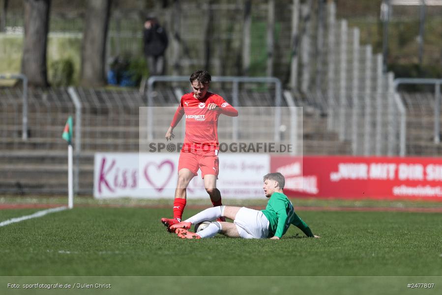 sport, action, Schweinfurt, Sachs Stadion, SV Rot-Weiss Walldorf, RWW, Hauptrunde Liga B Gruppe C, Fussball, FCS, DFB Nachwuchsliga, DFB, 9. Spieltag, 1. FC Schweinfurt 1905, 06.04.2025 - Bild-ID: 2477807 sport, action, Schweinfurt, Sachs Stadion, SV Rot-Weiss Walldorf, RWW, Hauptrunde Liga B Gruppe C, Fussball, FCS, DFB Nachwuchsliga, DFB, 9. Spieltag, 1. FC Schweinfurt 1905, 06.04.2025 - Bild-ID: 2477807