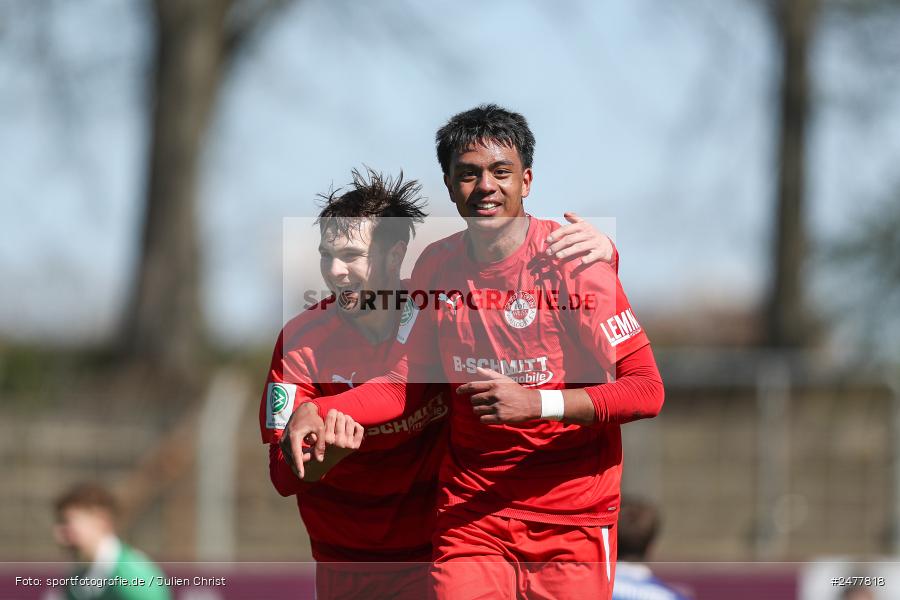 sport, action, Schweinfurt, Sachs Stadion, SV Rot-Weiss Walldorf, RWW, Hauptrunde Liga B Gruppe C, Fussball, FCS, DFB Nachwuchsliga, DFB, 9. Spieltag, 1. FC Schweinfurt 1905, 06.04.2025 - Bild-ID: 2477818 sport, action, Schweinfurt, Sachs Stadion, SV Rot-Weiss Walldorf, RWW, Hauptrunde Liga B Gruppe C, Fussball, FCS, DFB Nachwuchsliga, DFB, 9. Spieltag, 1. FC Schweinfurt 1905, 06.04.2025 - Bild-ID: 2477818