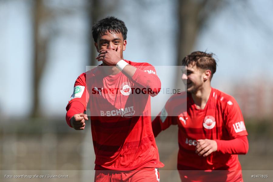 sport, action, Schweinfurt, Sachs Stadion, SV Rot-Weiss Walldorf, RWW, Hauptrunde Liga B Gruppe C, Fussball, FCS, DFB Nachwuchsliga, DFB, 9. Spieltag, 1. FC Schweinfurt 1905, 06.04.2025 - Bild-ID: 2477823 sport, action, Schweinfurt, Sachs Stadion, SV Rot-Weiss Walldorf, RWW, Hauptrunde Liga B Gruppe C, Fussball, FCS, DFB Nachwuchsliga, DFB, 9. Spieltag, 1. FC Schweinfurt 1905, 06.04.2025 - Bild-ID: 2477823