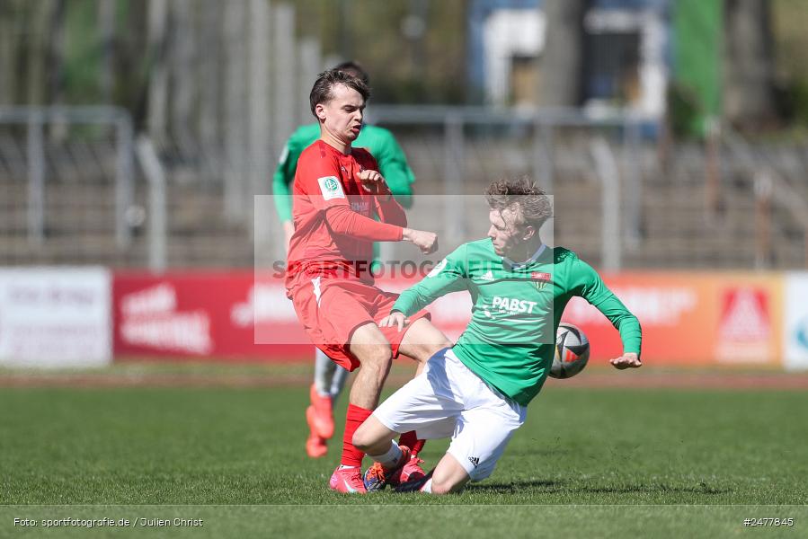 sport, action, Schweinfurt, Sachs Stadion, SV Rot-Weiss Walldorf, RWW, Hauptrunde Liga B Gruppe C, Fussball, FCS, DFB Nachwuchsliga, DFB, 9. Spieltag, 1. FC Schweinfurt 1905, 06.04.2025 - Bild-ID: 2477845 sport, action, Schweinfurt, Sachs Stadion, SV Rot-Weiss Walldorf, RWW, Hauptrunde Liga B Gruppe C, Fussball, FCS, DFB Nachwuchsliga, DFB, 9. Spieltag, 1. FC Schweinfurt 1905, 06.04.2025 - Bild-ID: 2477845