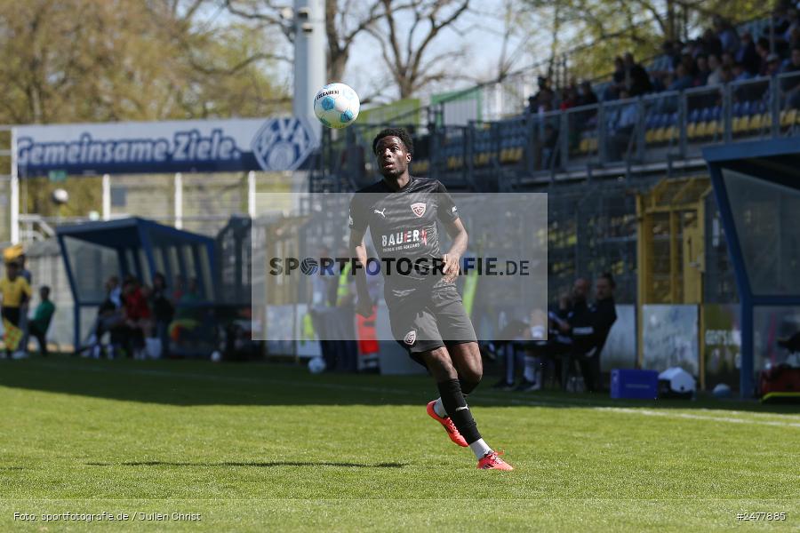 Stadion am Schönbusch, Aschaffenburg, 12.04.2025, sport, action, BFV, Fussball, 29. Spieltag, Regionalliga Bayern, TSV, SVA, TSV Buchbach, SV Viktoria Aschaffenburg - Bild-ID: 2477885 Stadion am Schönbusch, Aschaffenburg, 12.04.2025, sport, action, BFV, Fussball, 29. Spieltag, Regionalliga Bayern, TSV, SVA, TSV Buchbach, SV Viktoria Aschaffenburg - Bild-ID: 2477885