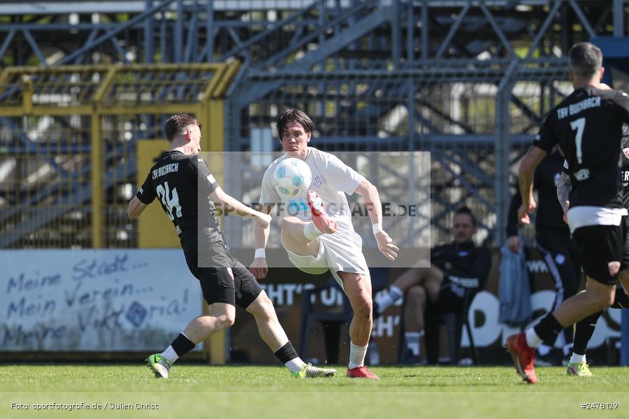 sport, action, TSV Buchbach, TSV, Stadion am Schönbusch, SVA, SV Viktoria Aschaffenburg, Regionalliga Bayern, Fussball, BFV, Aschaffenburg, 29. Spieltag, 12.04.2025 - Bild-ID: 2478129 sport, action, TSV Buchbach, TSV, Stadion am Schönbusch, SVA, SV Viktoria Aschaffenburg, Regionalliga Bayern, Fussball, BFV, Aschaffenburg, 29. Spieltag, 12.04.2025 - Bild-ID: 2478129