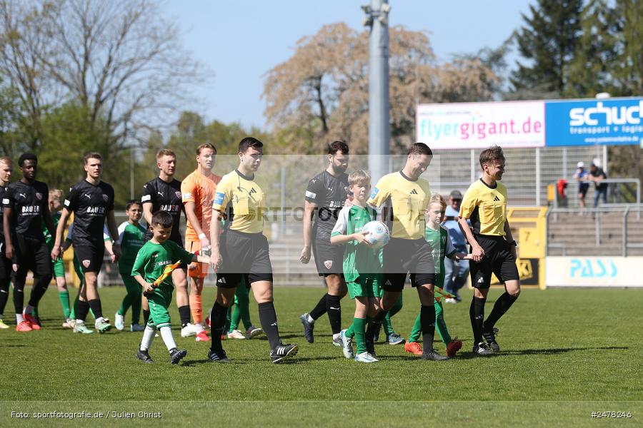 Stadion am Schönbusch, Aschaffenburg, 12.04.2025, sport, action, BFV, Fussball, 29. Spieltag, Regionalliga Bayern, TSV, SVA, TSV Buchbach, SV Viktoria Aschaffenburg - Bild-ID: 2478246 Stadion am Schönbusch, Aschaffenburg, 12.04.2025, sport, action, BFV, Fussball, 29. Spieltag, Regionalliga Bayern, TSV, SVA, TSV Buchbach, SV Viktoria Aschaffenburg - Bild-ID: 2478246