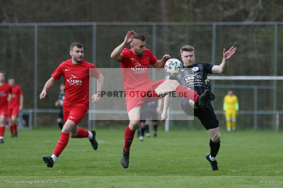 Sportgelände, Seifriedsburg, 13.04.2025, sport, action, BFV, Fussball, 25. Spieltag, Kreisliga Würzburg Gr. 2, TUS, FVGS, TuS Frammersbach II, FV Gemünden/Seifriedsburg - Bild-ID: 2478302 Sportgelände, Seifriedsburg, 13.04.2025, sport, action, BFV, Fussball, 25. Spieltag, Kreisliga Würzburg Gr. 2, TUS, FVGS, TuS Frammersbach II, FV Gemünden/Seifriedsburg - Bild-ID: 2478302