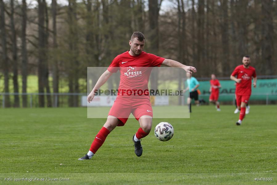 Sportgelände, Seifriedsburg, 13.04.2025, sport, action, BFV, Fussball, 25. Spieltag, Kreisliga Würzburg Gr. 2, TUS, FVGS, TuS Frammersbach II, FV Gemünden/Seifriedsburg - Bild-ID: 2478303 Sportgelände, Seifriedsburg, 13.04.2025, sport, action, BFV, Fussball, 25. Spieltag, Kreisliga Würzburg Gr. 2, TUS, FVGS, TuS Frammersbach II, FV Gemünden/Seifriedsburg - Bild-ID: 2478303