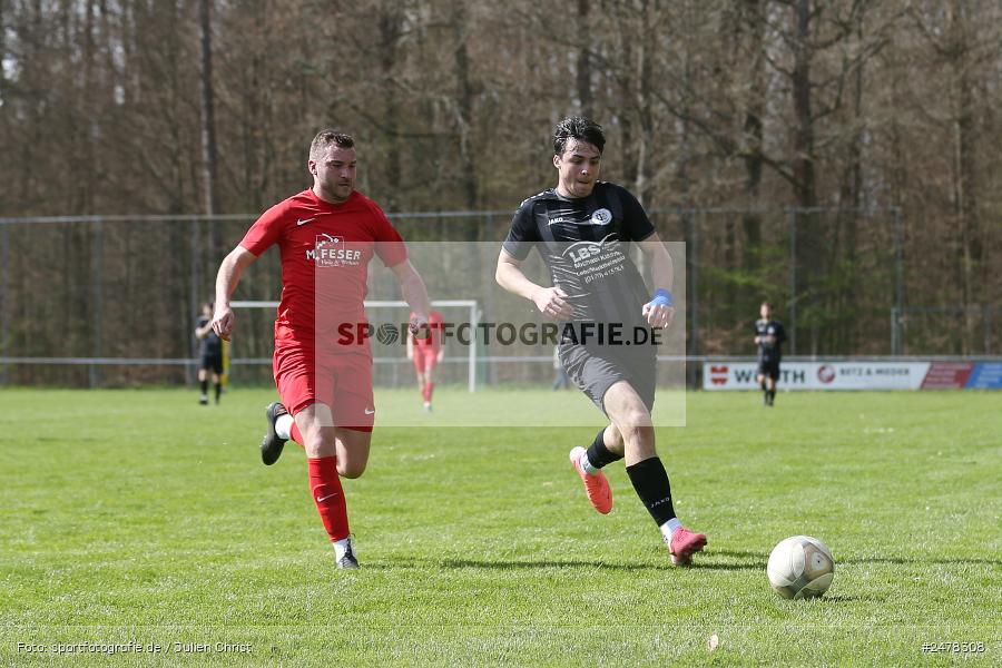 Sportgelände, Seifriedsburg, 13.04.2025, sport, action, BFV, Fussball, 25. Spieltag, Kreisliga Würzburg Gr. 2, TUS, FVGS, TuS Frammersbach II, FV Gemünden/Seifriedsburg - Bild-ID: 2478308 Sportgelände, Seifriedsburg, 13.04.2025, sport, action, BFV, Fussball, 25. Spieltag, Kreisliga Würzburg Gr. 2, TUS, FVGS, TuS Frammersbach II, FV Gemünden/Seifriedsburg - Bild-ID: 2478308