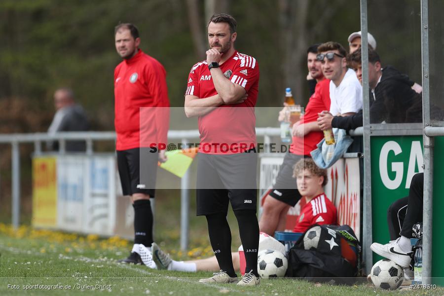 Sportgelände, Seifriedsburg, 13.04.2025, sport, action, BFV, Fussball, 25. Spieltag, Kreisliga Würzburg Gr. 2, TUS, FVGS, TuS Frammersbach II, FV Gemünden/Seifriedsburg - Bild-ID: 2478310 Sportgelände, Seifriedsburg, 13.04.2025, sport, action, BFV, Fussball, 25. Spieltag, Kreisliga Würzburg Gr. 2, TUS, FVGS, TuS Frammersbach II, FV Gemünden/Seifriedsburg - Bild-ID: 2478310