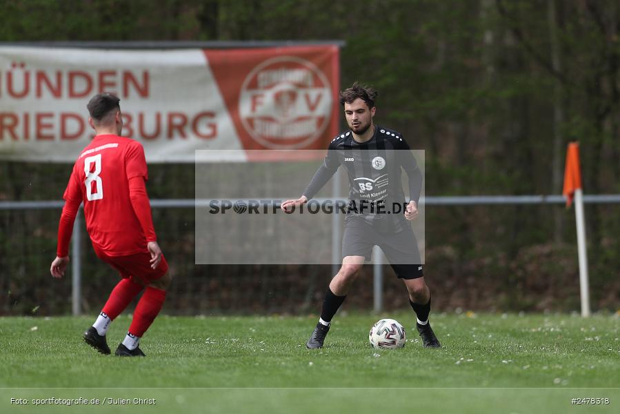 Sportgelände, Seifriedsburg, 13.04.2025, sport, action, BFV, Fussball, 25. Spieltag, Kreisliga Würzburg Gr. 2, TUS, FVGS, TuS Frammersbach II, FV Gemünden/Seifriedsburg - Bild-ID: 2478318 Sportgelände, Seifriedsburg, 13.04.2025, sport, action, BFV, Fussball, 25. Spieltag, Kreisliga Würzburg Gr. 2, TUS, FVGS, TuS Frammersbach II, FV Gemünden/Seifriedsburg - Bild-ID: 2478318