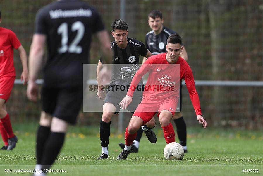 Sportgelände, Seifriedsburg, 13.04.2025, sport, action, BFV, Fussball, 25. Spieltag, Kreisliga Würzburg Gr. 2, TUS, FVGS, TuS Frammersbach II, FV Gemünden/Seifriedsburg - Bild-ID: 2478323 Sportgelände, Seifriedsburg, 13.04.2025, sport, action, BFV, Fussball, 25. Spieltag, Kreisliga Würzburg Gr. 2, TUS, FVGS, TuS Frammersbach II, FV Gemünden/Seifriedsburg - Bild-ID: 2478323