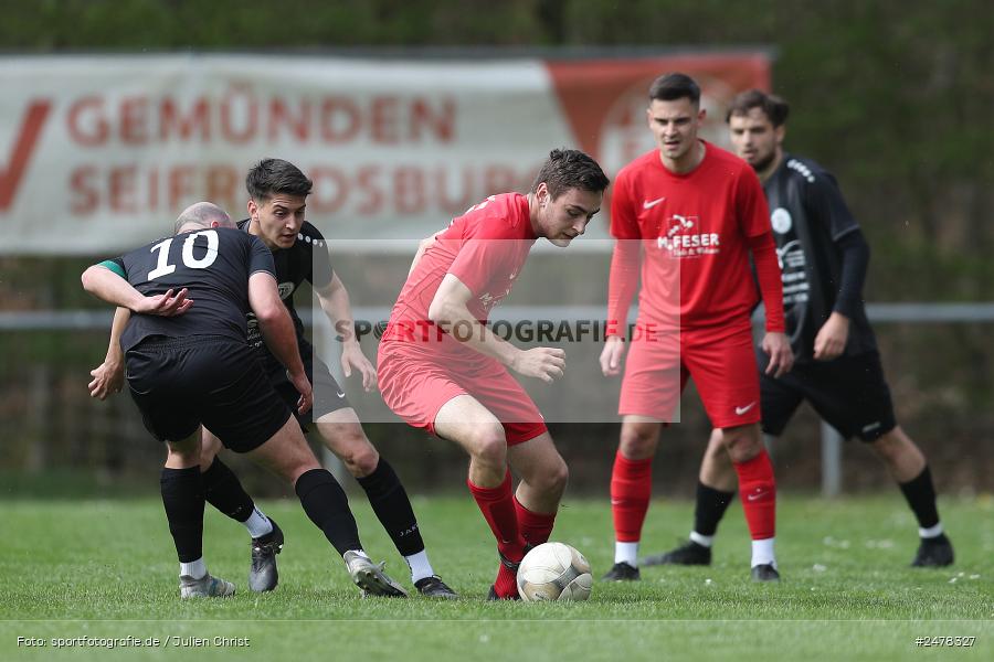 Sportgelände, Seifriedsburg, 13.04.2025, sport, action, BFV, Fussball, 25. Spieltag, Kreisliga Würzburg Gr. 2, TUS, FVGS, TuS Frammersbach II, FV Gemünden/Seifriedsburg - Bild-ID: 2478327 Sportgelände, Seifriedsburg, 13.04.2025, sport, action, BFV, Fussball, 25. Spieltag, Kreisliga Würzburg Gr. 2, TUS, FVGS, TuS Frammersbach II, FV Gemünden/Seifriedsburg - Bild-ID: 2478327
