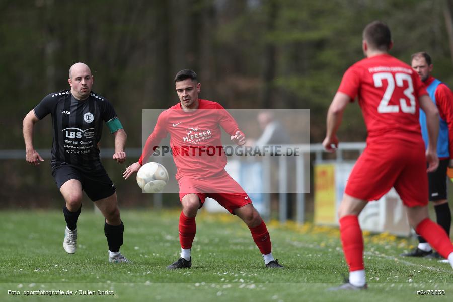 Sportgelände, Seifriedsburg, 13.04.2025, sport, action, BFV, Fussball, 25. Spieltag, Kreisliga Würzburg Gr. 2, TUS, FVGS, TuS Frammersbach II, FV Gemünden/Seifriedsburg - Bild-ID: 2478330 Sportgelände, Seifriedsburg, 13.04.2025, sport, action, BFV, Fussball, 25. Spieltag, Kreisliga Würzburg Gr. 2, TUS, FVGS, TuS Frammersbach II, FV Gemünden/Seifriedsburg - Bild-ID: 2478330