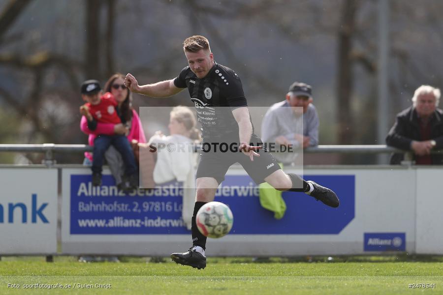 Sportgelände, Seifriedsburg, 13.04.2025, sport, action, BFV, Fussball, 25. Spieltag, Kreisliga Würzburg Gr. 2, TUS, FVGS, TuS Frammersbach II, FV Gemünden/Seifriedsburg - Bild-ID: 2478341 Sportgelände, Seifriedsburg, 13.04.2025, sport, action, BFV, Fussball, 25. Spieltag, Kreisliga Würzburg Gr. 2, TUS, FVGS, TuS Frammersbach II, FV Gemünden/Seifriedsburg - Bild-ID: 2478341