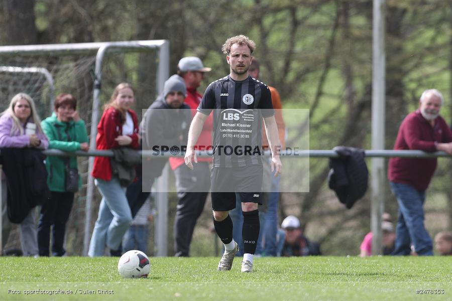 Sportgelände, Seifriedsburg, 13.04.2025, sport, action, BFV, Fussball, 25. Spieltag, Kreisliga Würzburg Gr. 2, TUS, FVGS, TuS Frammersbach II, FV Gemünden/Seifriedsburg - Bild-ID: 2478353 Sportgelände, Seifriedsburg, 13.04.2025, sport, action, BFV, Fussball, 25. Spieltag, Kreisliga Würzburg Gr. 2, TUS, FVGS, TuS Frammersbach II, FV Gemünden/Seifriedsburg - Bild-ID: 2478353